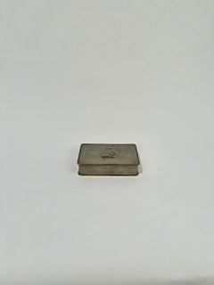 Anna Petrus Firma Svenskt Tenn Pewter Box Womens Face