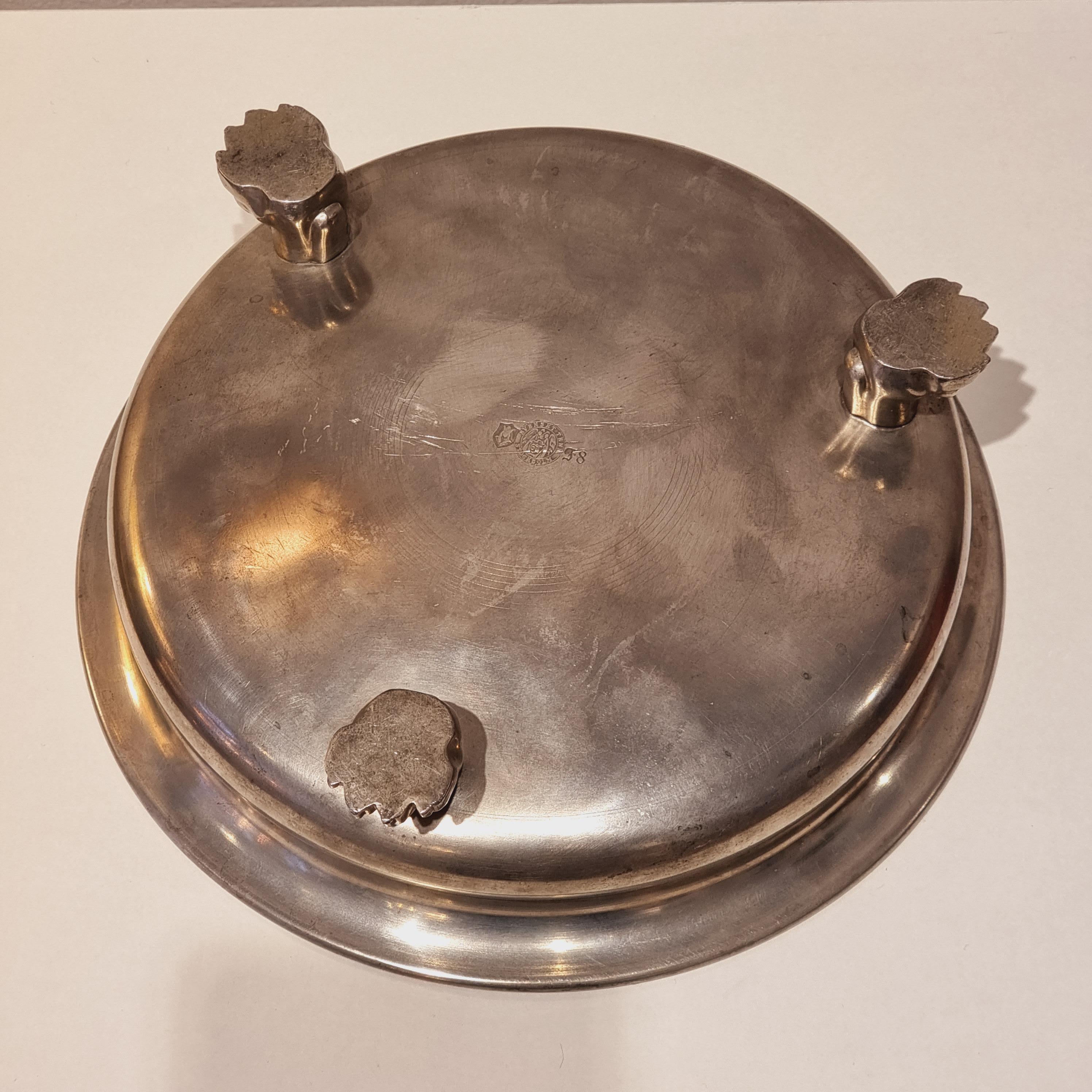 Mid-20th Century Anna Petrus, pewter bowl, Firma Svenskt Tenn 1932 / Swedish Grace