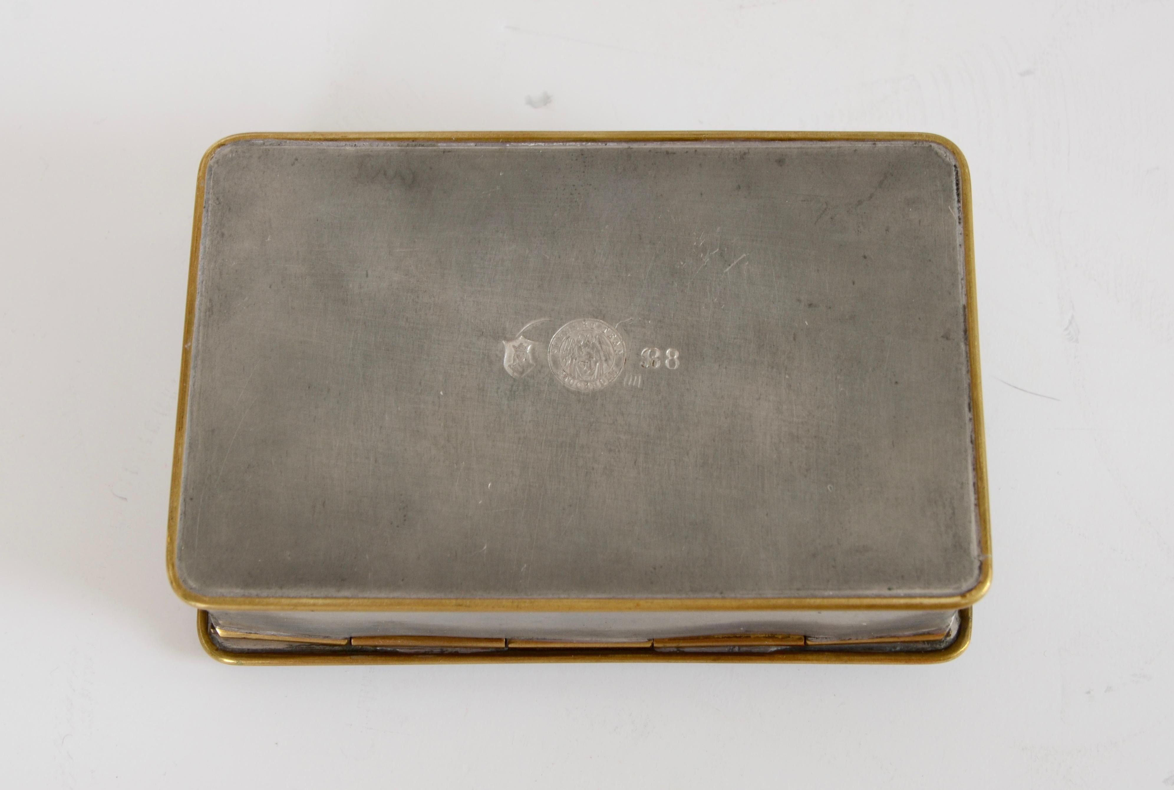 Scandinavian Modern Anna Petrus, Pewter Box, Firma Svenskt Tenn, 1928 For Sale