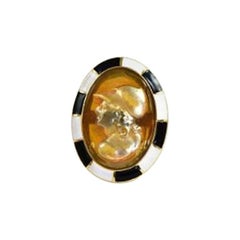 Anna Porcu Athena Ring 19th Century Antique Cameo in 18 Gold