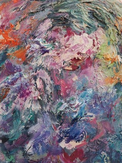 Hidden Bridge Impressionism Art Original oil Painting, Ready to Hang