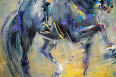 Black Rhythm, Painting, Oil on Canvas