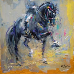 Black Rhythm, Painting, Oil on Canvas