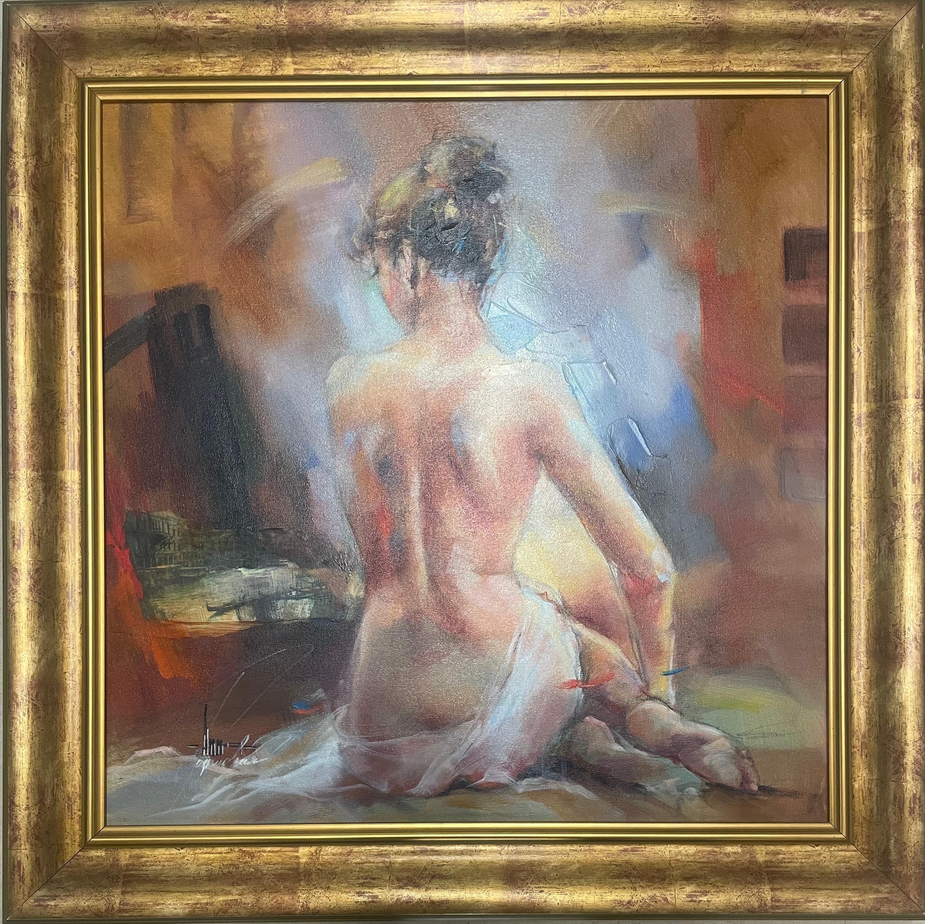 “Morning Touch” - Painting by Anna Razumovskaya