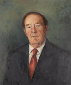 Anna Redwood ROI (b.1967) - Contemporary Oil, Portrait of a Man