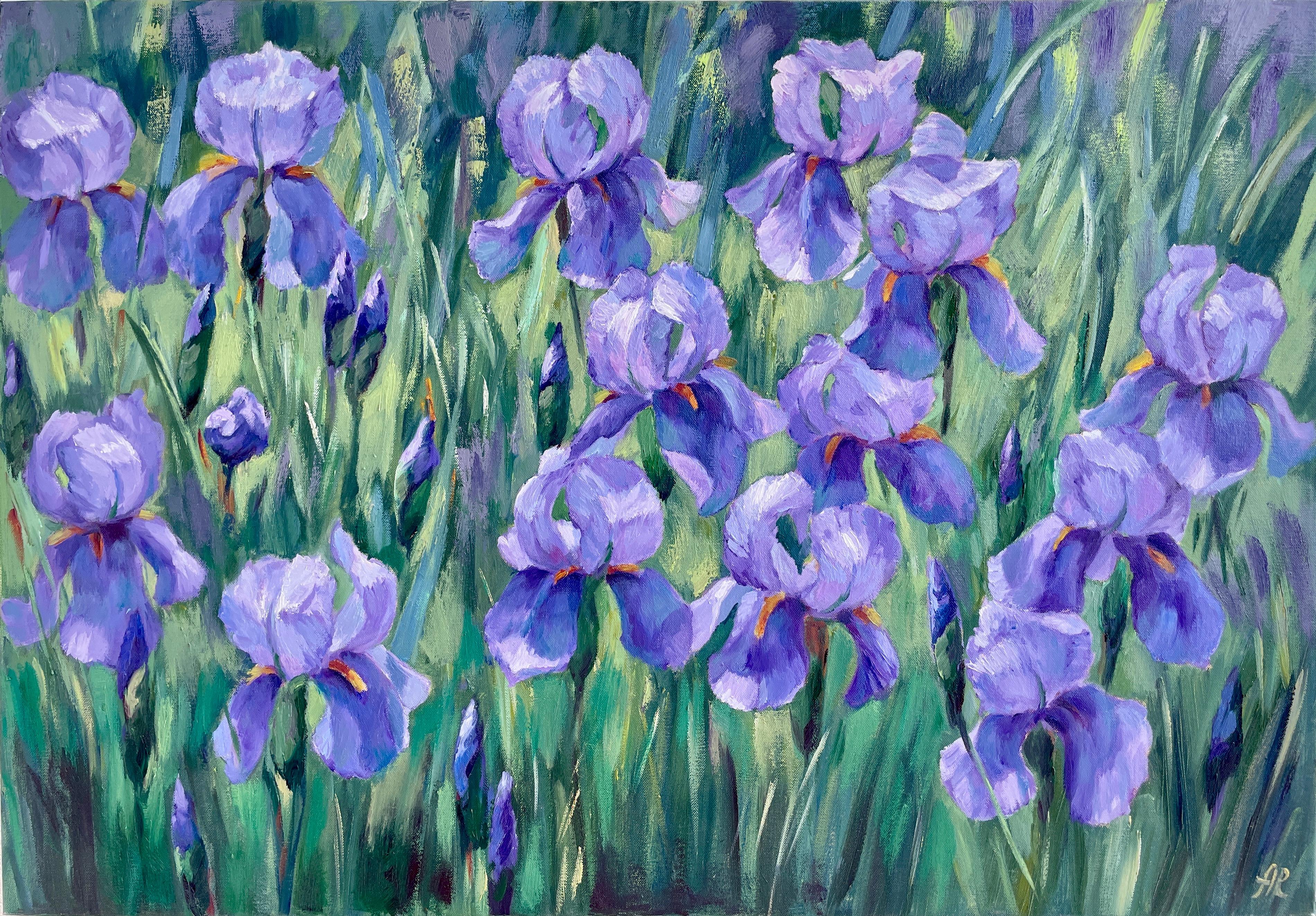 Anna Reznikova Interior Painting - Iris Parade