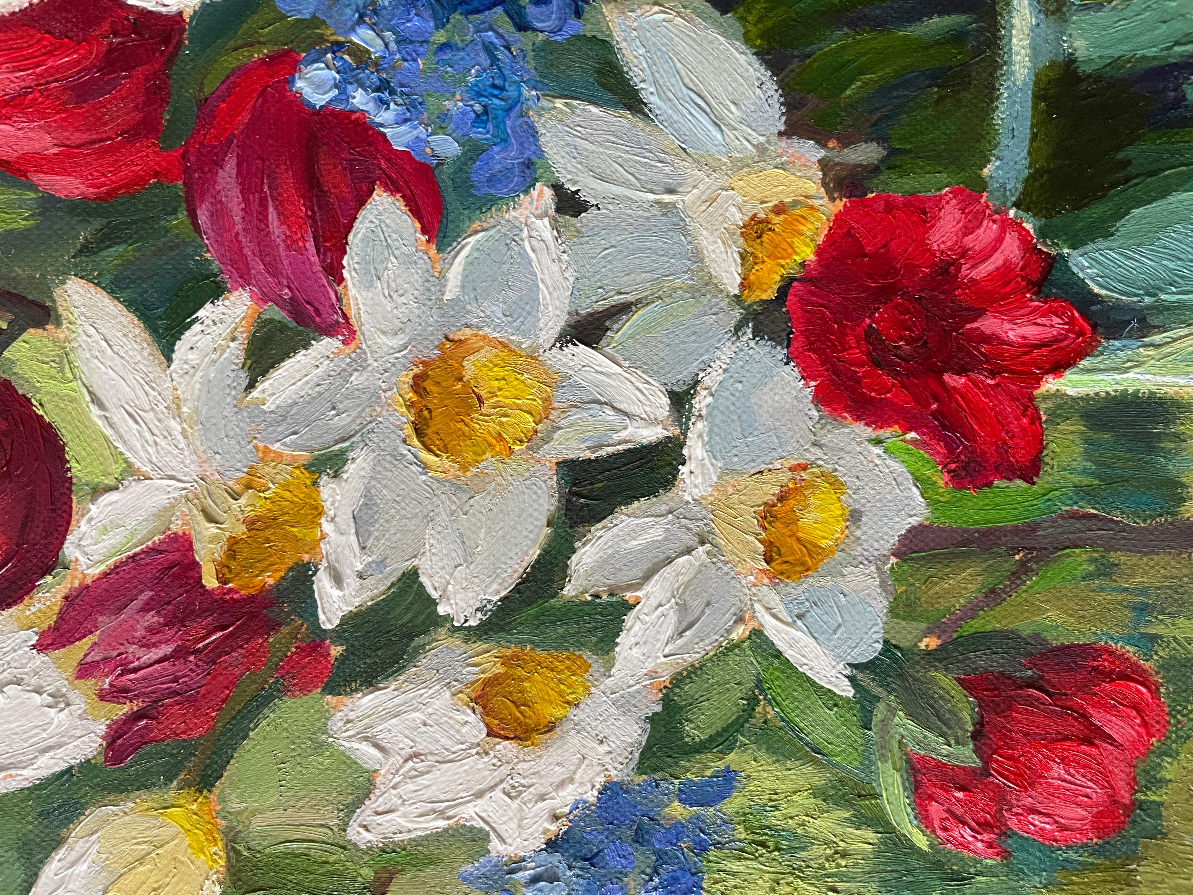 Spring Bouquet - Painting by Anna Reznikova