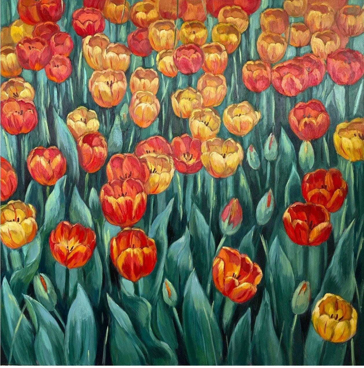 Anna Reznikova Interior Painting - Spring Melody