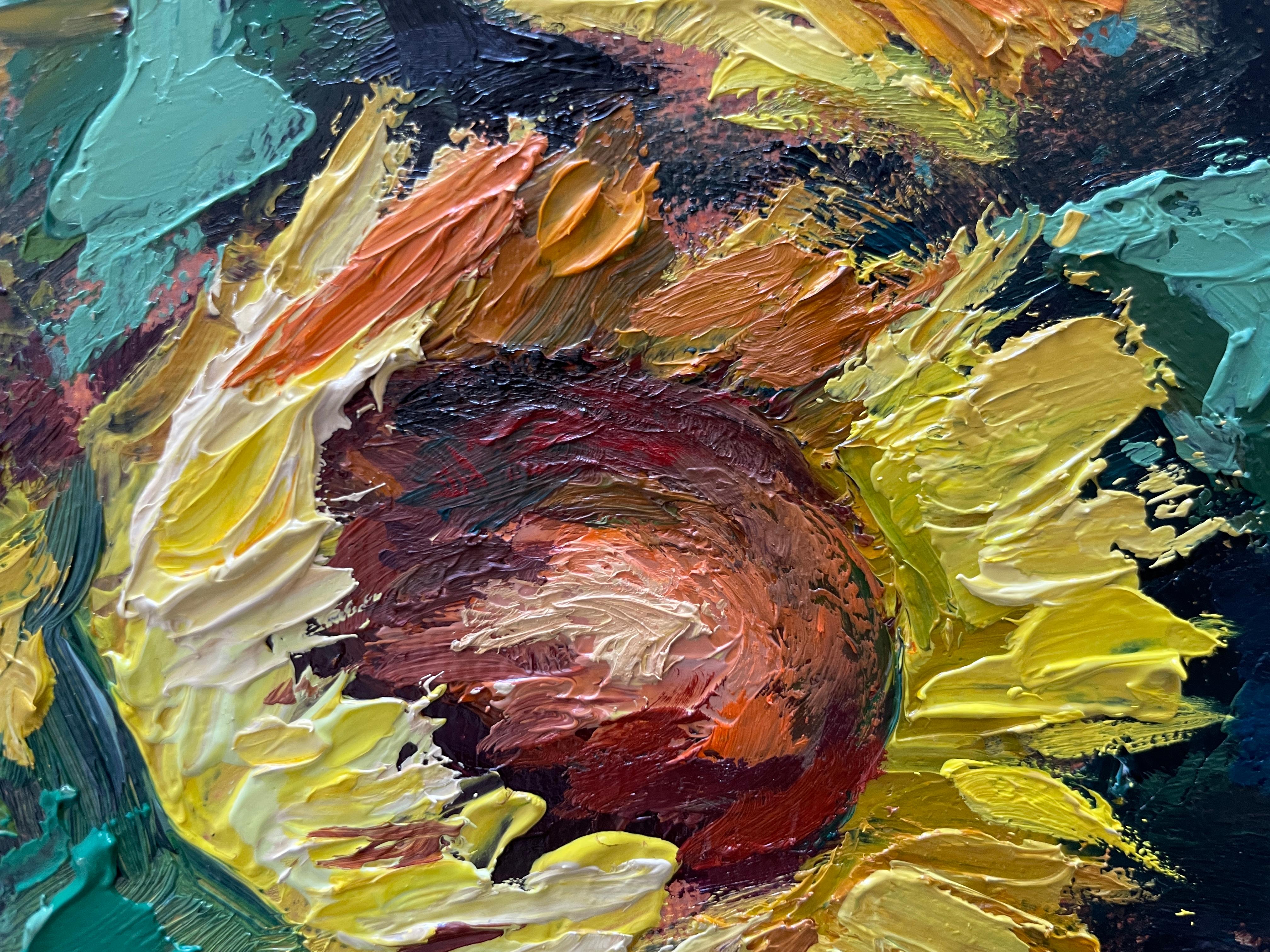 Sunflowers - Painting by Anna Reznikova