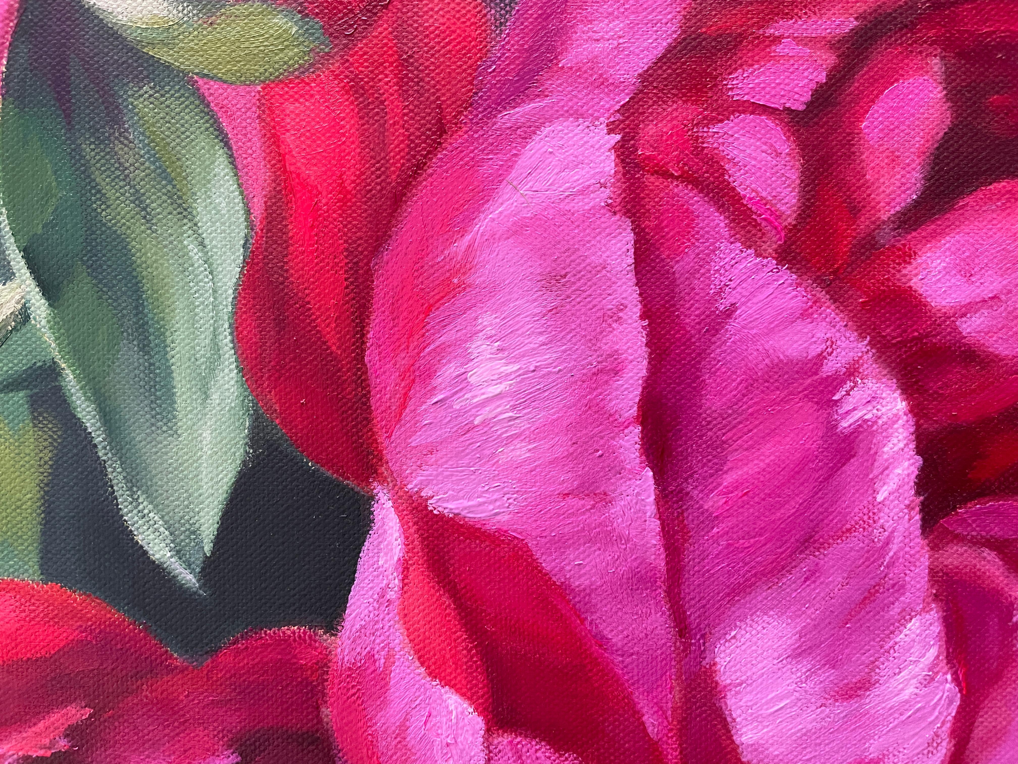 Sinfonia rosa intenso - Painting Realismo di Anna Reznikova