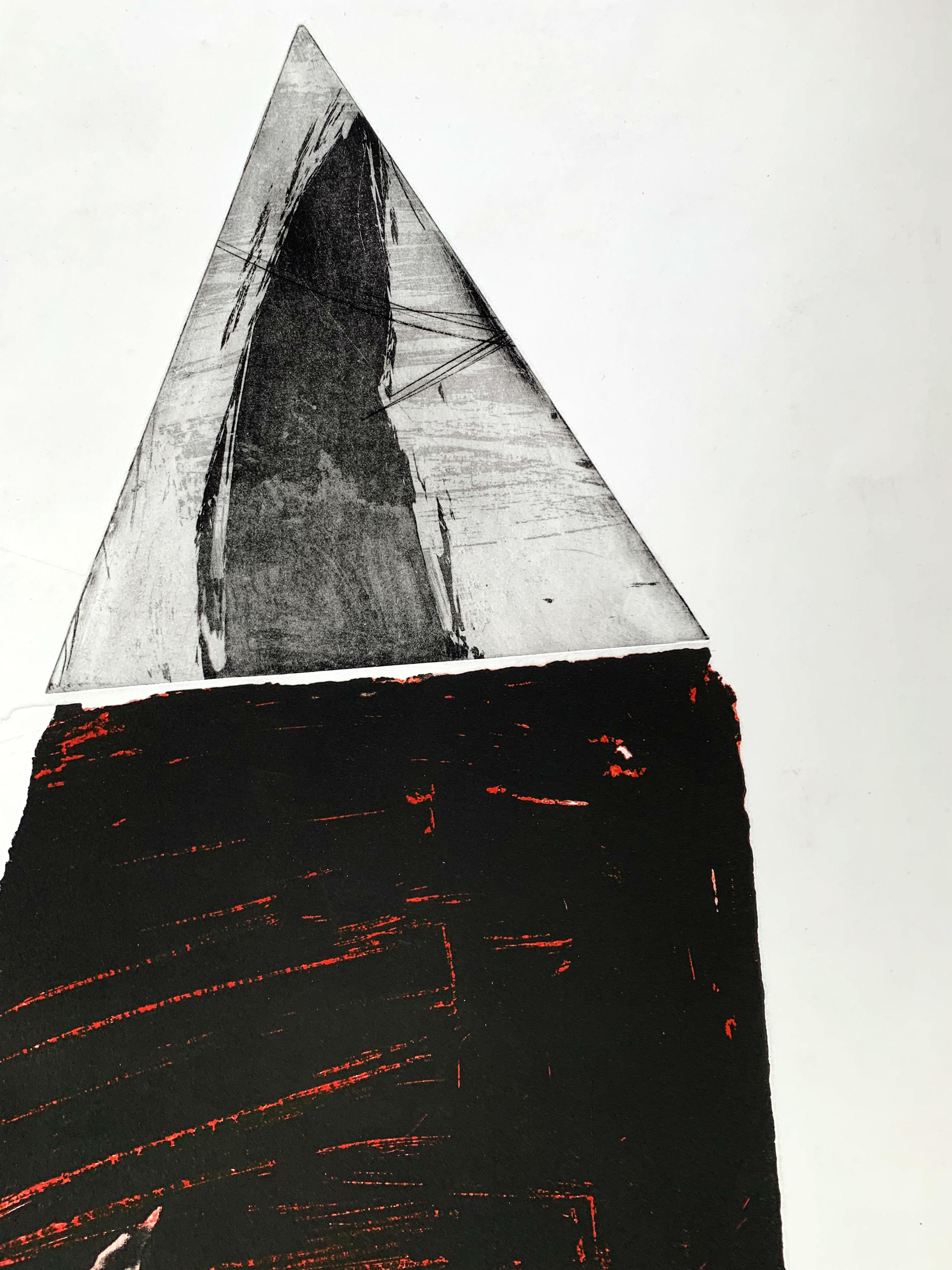 Pyramid II - XXI Century, Contemporary Abstract Print, Geometric For Sale 4