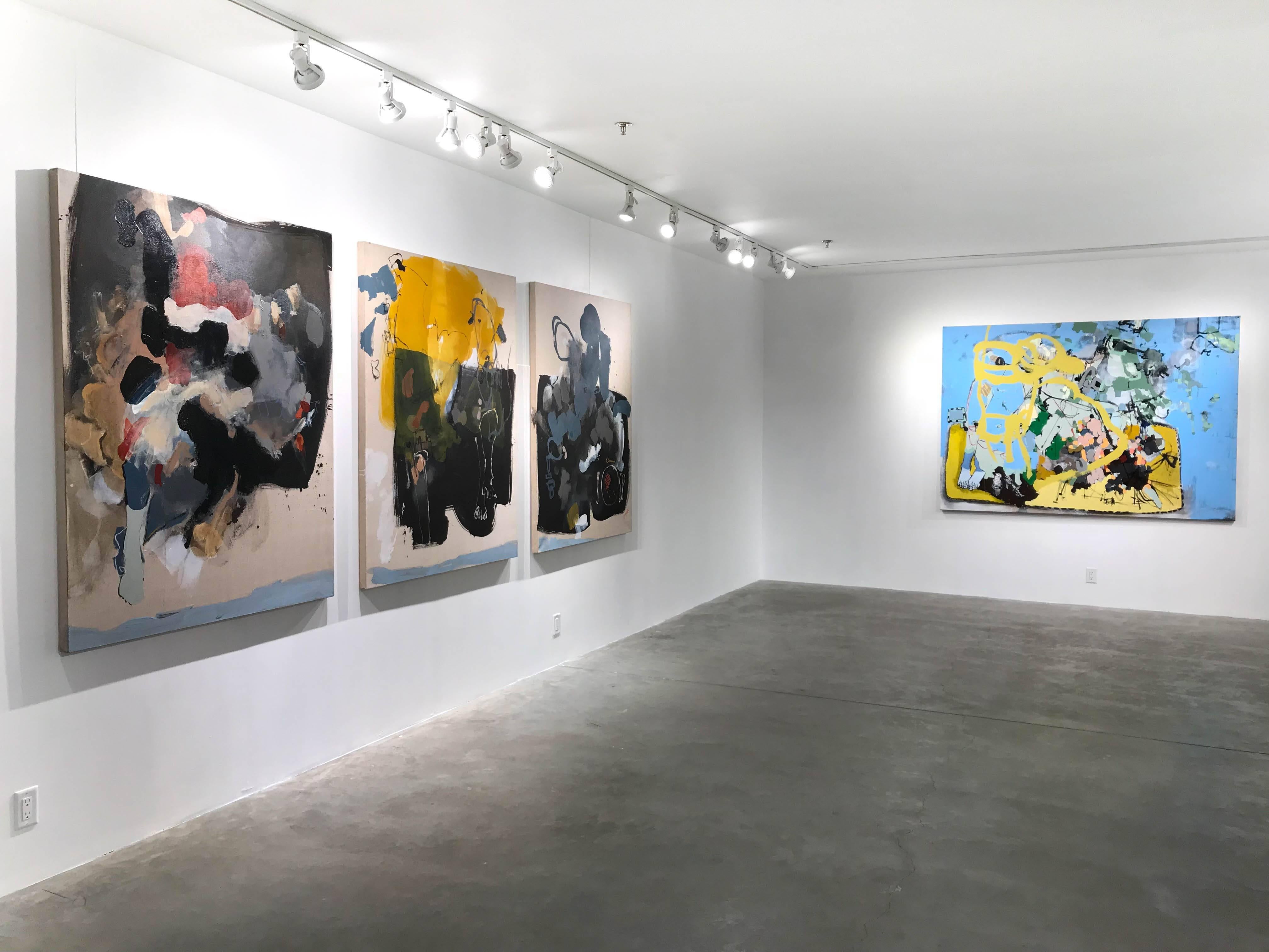 This triptych artwork is a mixed-media artwork by Anna Schuleit Haber. The work is made up of ink and acrylic paint on Belgian linen.

As described by art critic Cate McQuaid of The Boston Globe in 2018, 