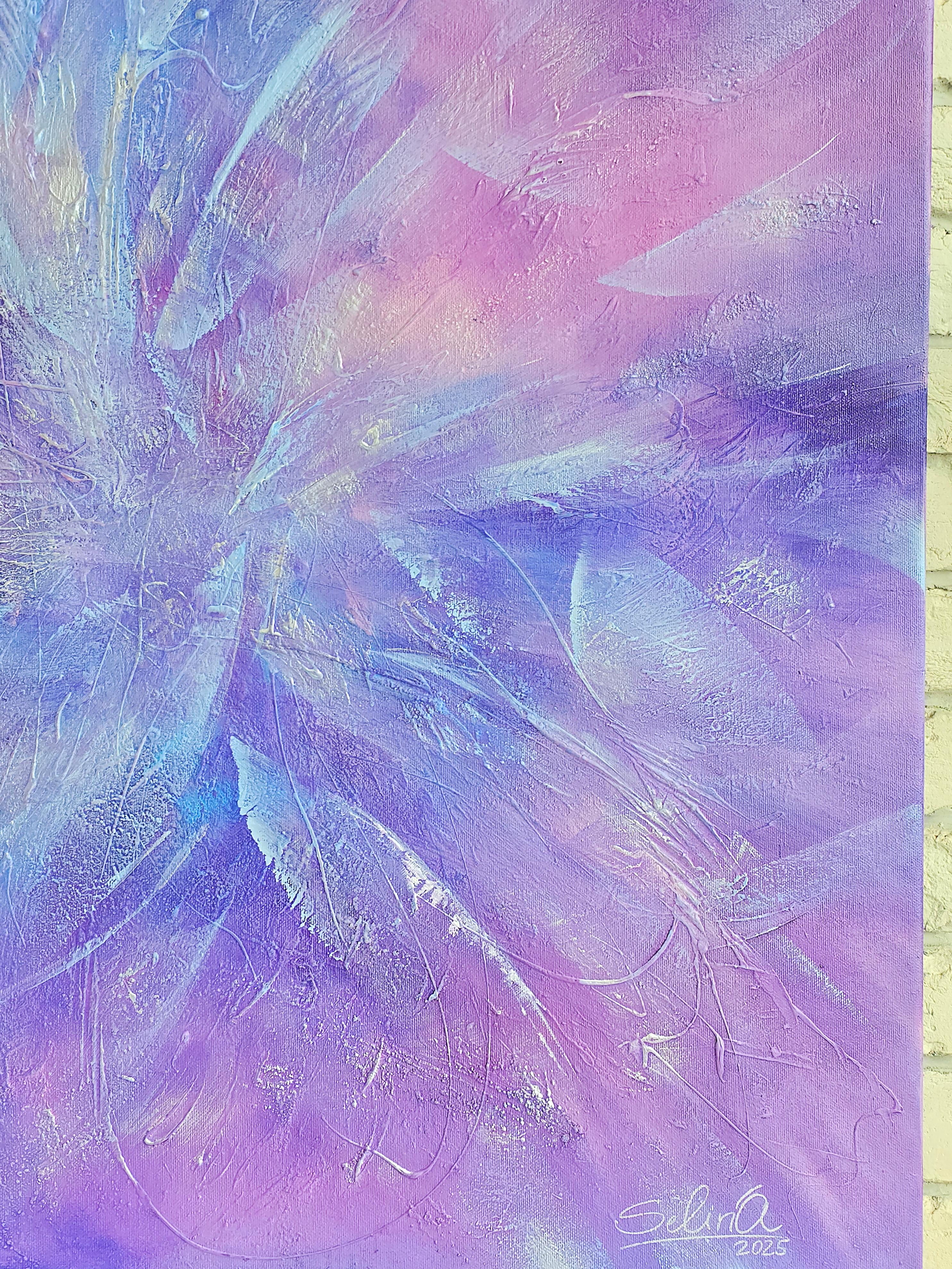 Alla ricerca di Shambhala, Moderna  Pittura astratta 100x100cm di Anna Selina in vendita 2