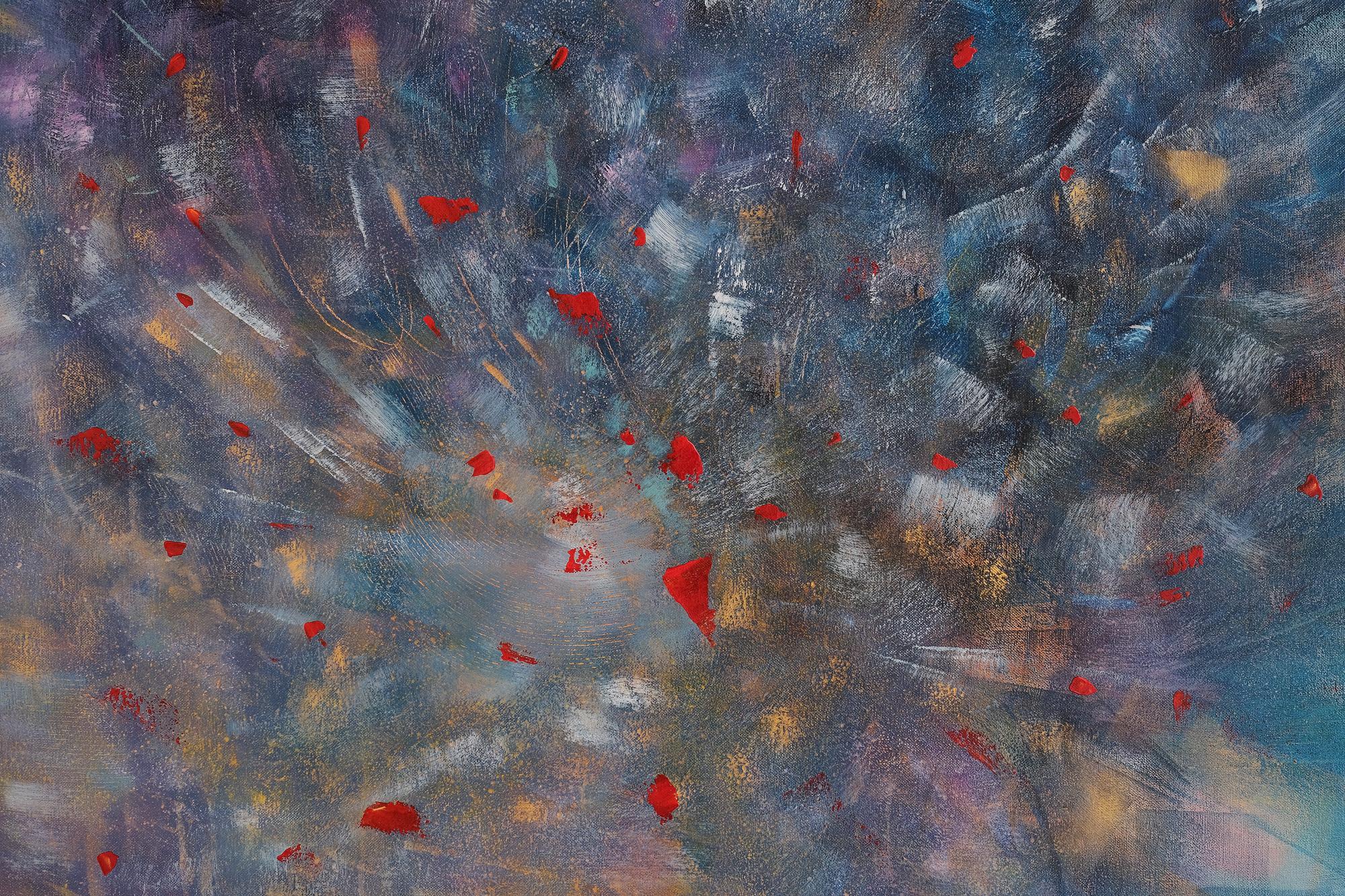 Relax, quadro astratto Modern Color 100x100cm di Anna Selina in vendita 2