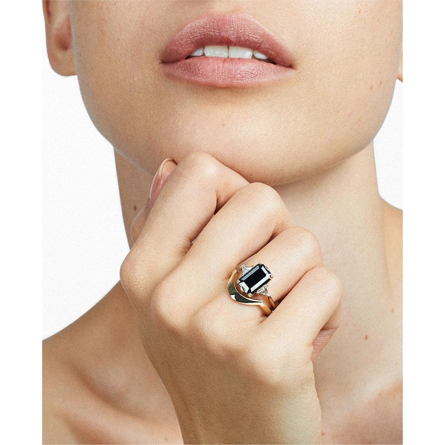 bea engagement ring black diamond
