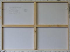 Natura morta astratta. Semi-astratto, fiori orizzontali, interno, acrilico