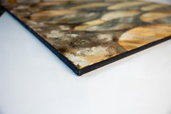 Autumn Bird. Semi-abstract, large, vertical, for a modern interior