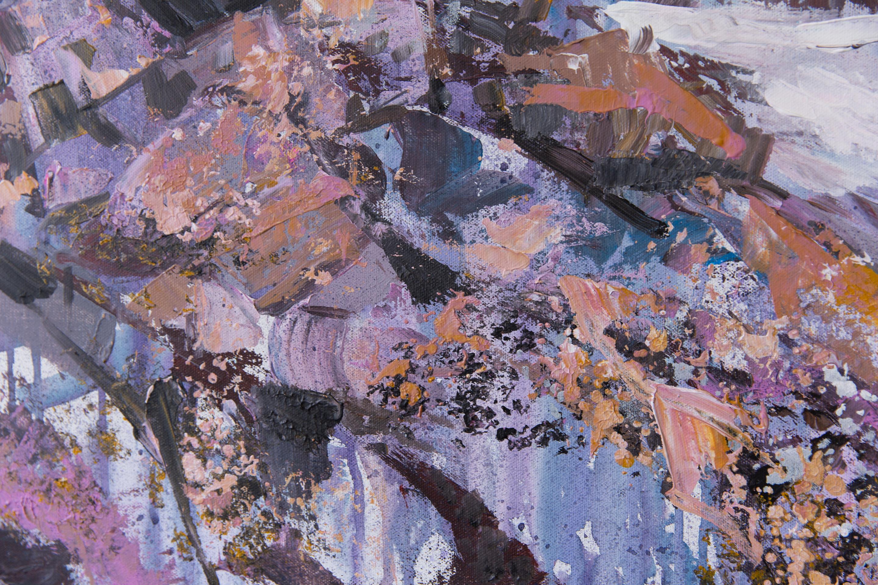 Avachinsky Volcano (Kamchatka Peninsula). Horizontal, impressionism For Sale 2