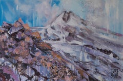 Avachinsky Volcano (Kamchatka Peninsula). Horizontal, impressionism