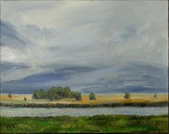 Before The Rain. Baltic Sea. Sweden Landscape Paintings, impressionism