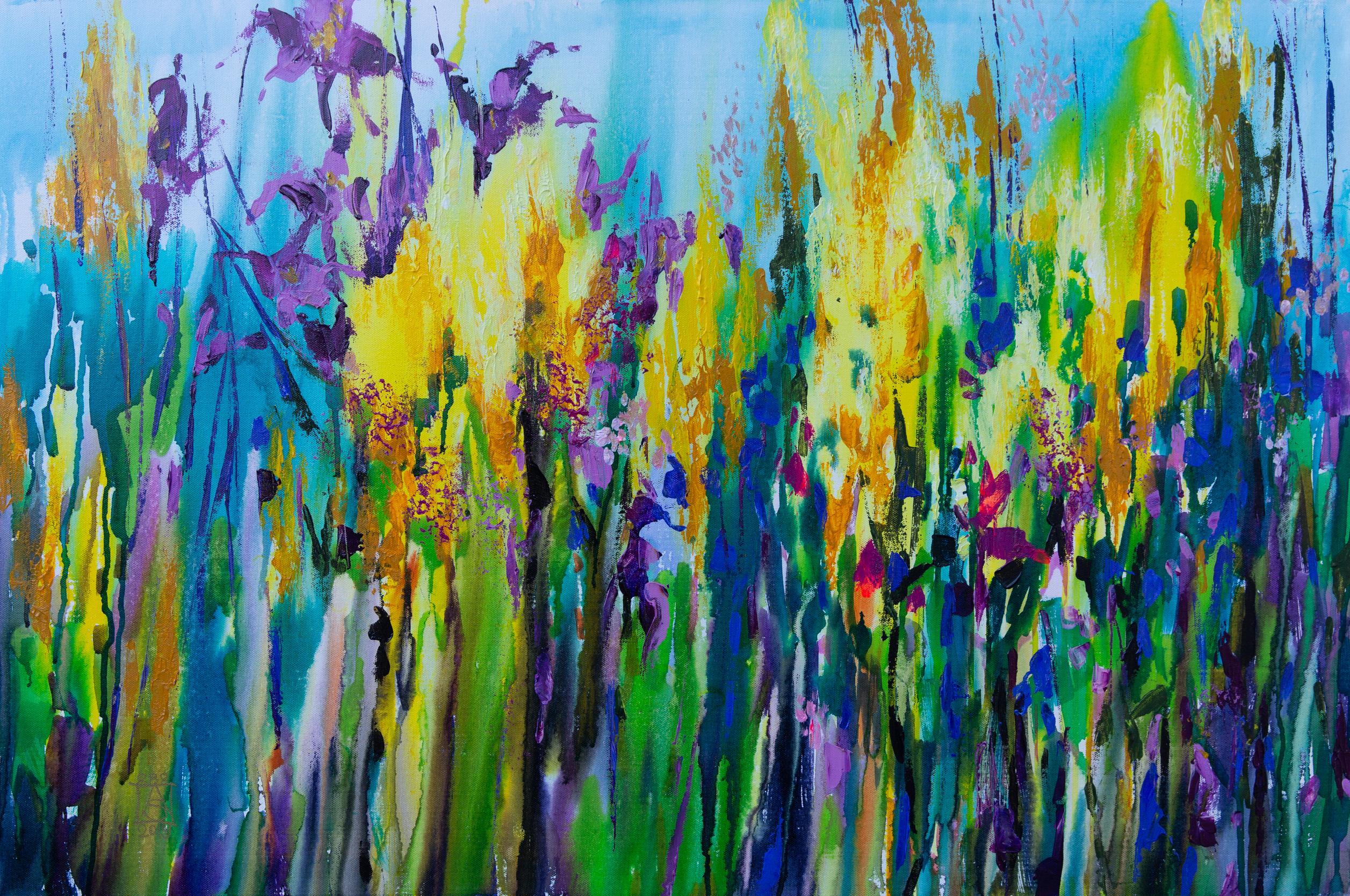 Anna Shesterikova Abstract Painting - Beginning Of Summer