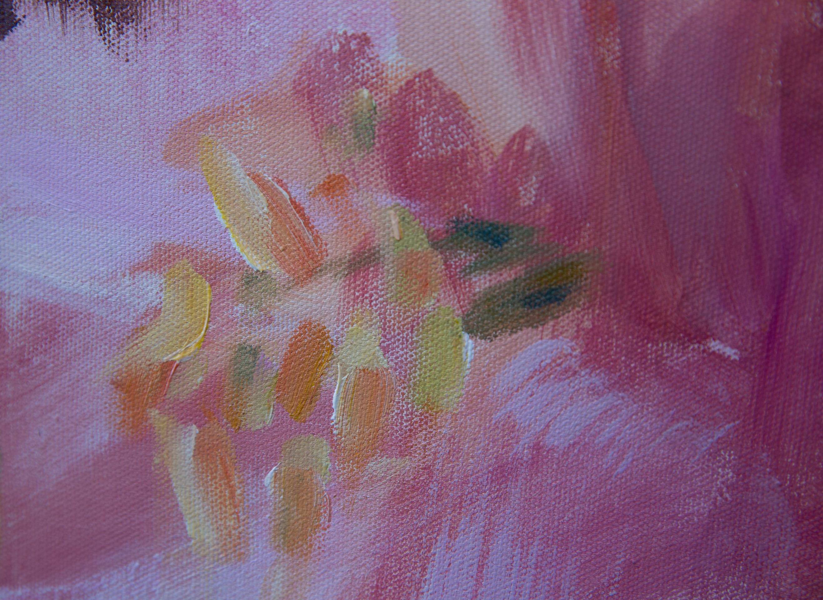 Cherry Blossom. Horizontal, large hyperrealism, cherry, flowers, interior en venta 5