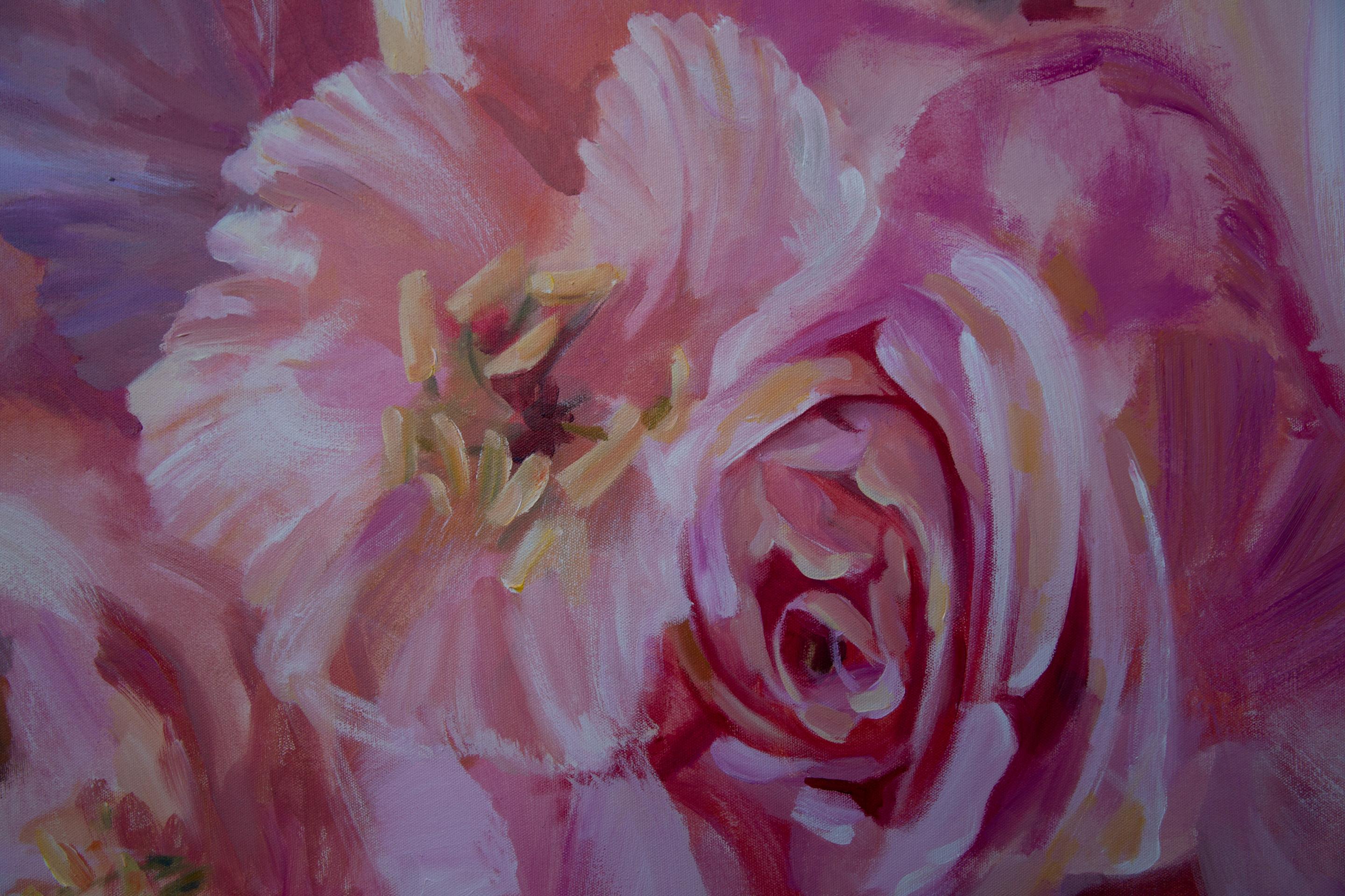 Cherry Blossom. Horizontal, large hyperrealism, cherry, flowers, interior en venta 1
