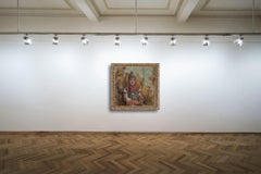 Chuvash Amazon. Portrait of a girl, square, impressionism, children of the world