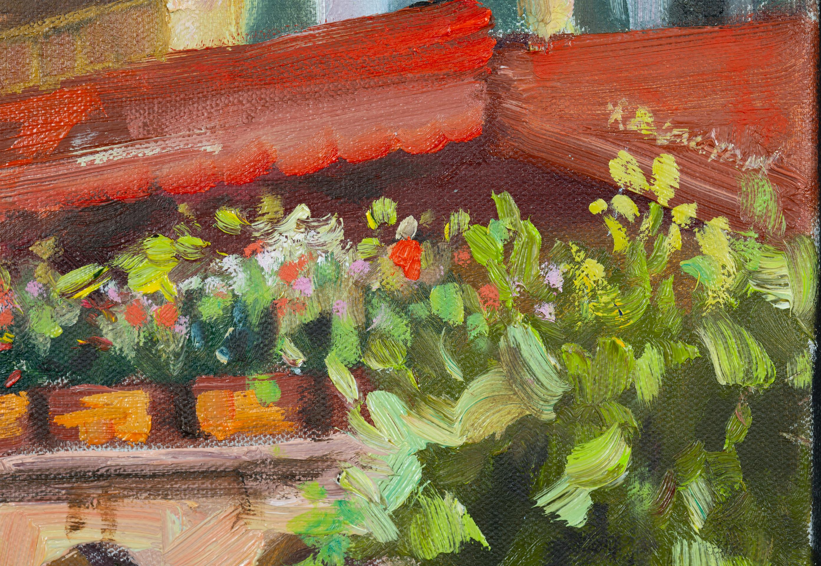 Cozy Cafe. France, old town, flowers For Sale 2