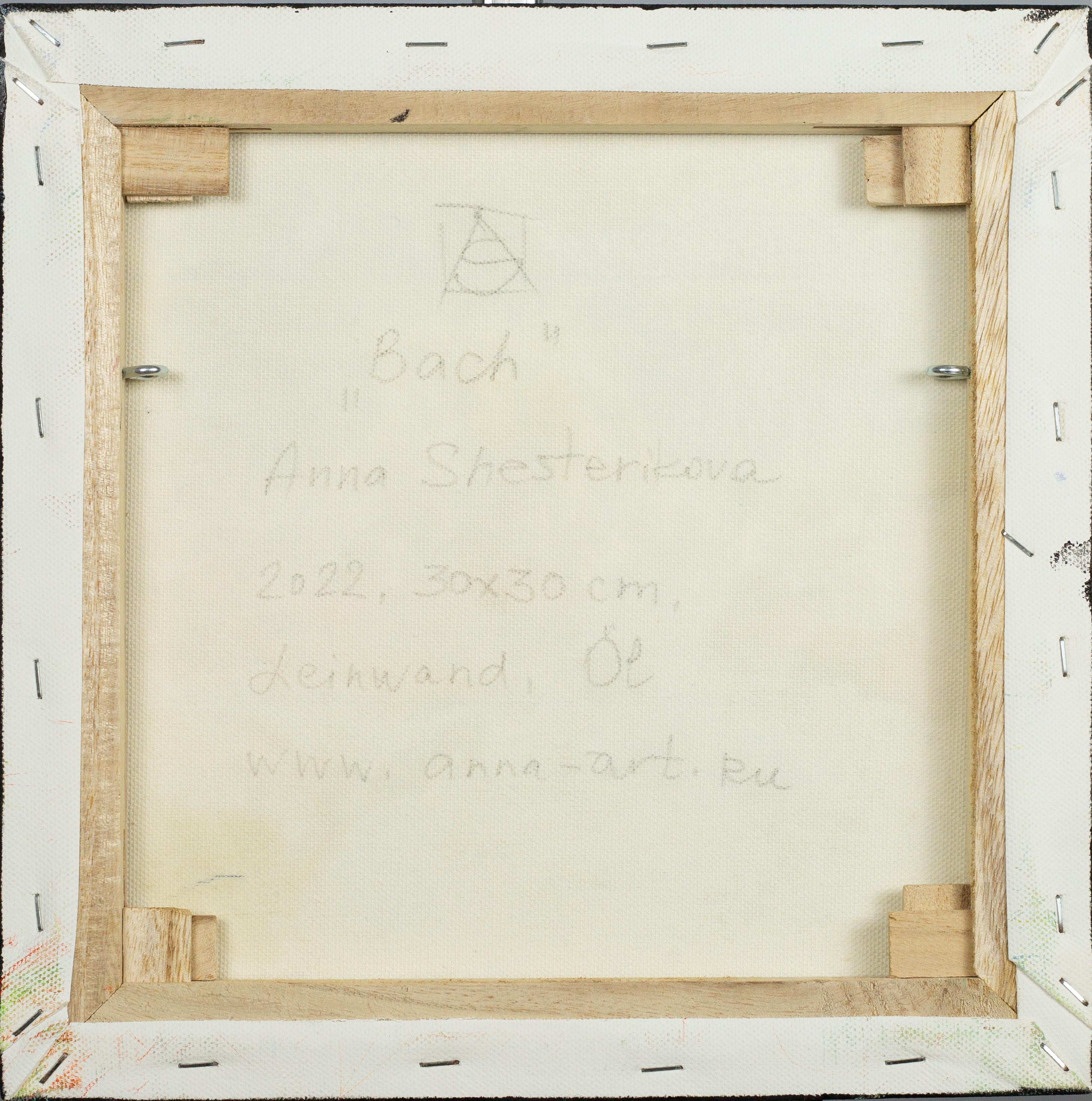 Bach (Post-Impressionismus), Painting, von Anna Shesterikova