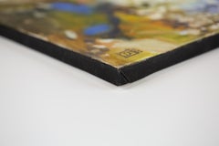 Creek. Landscape, spring, square, small format, impressionism, oil painting