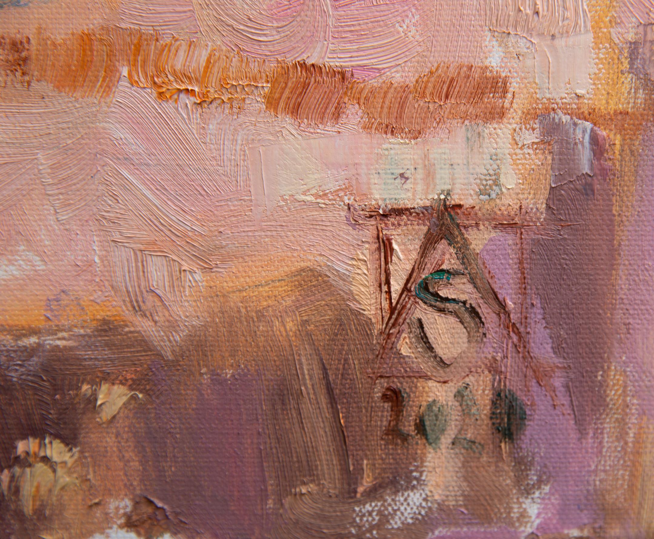 Doll. Vertical, oil, bright, flowers, fruits, summer, still life For Sale 4
