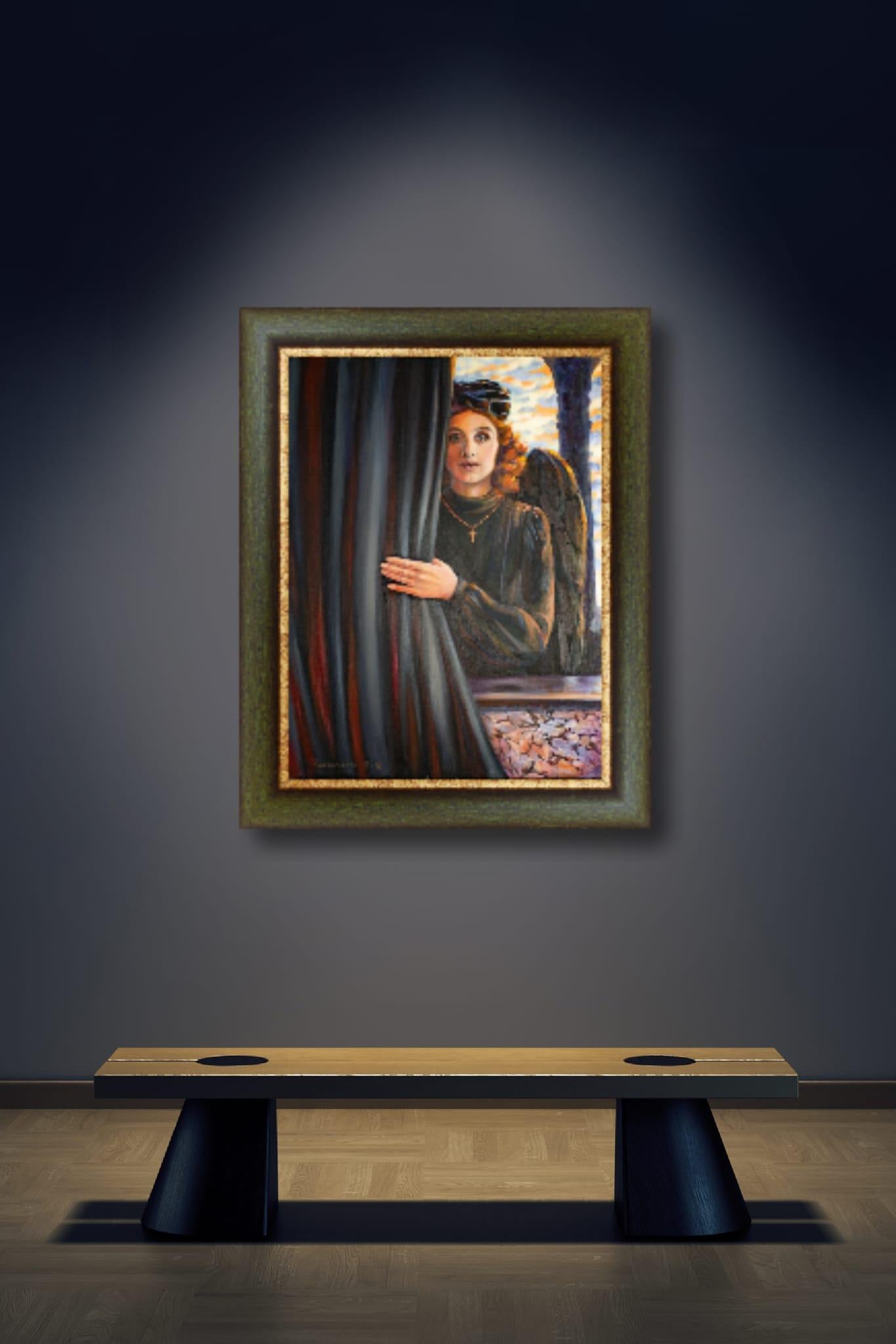 Träume. Junger Engel (Symbolismus), Painting, von Anna Shesterikova