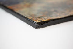 Gola.  Espressionista astratto, acrilico, verticale, schwarz, grau