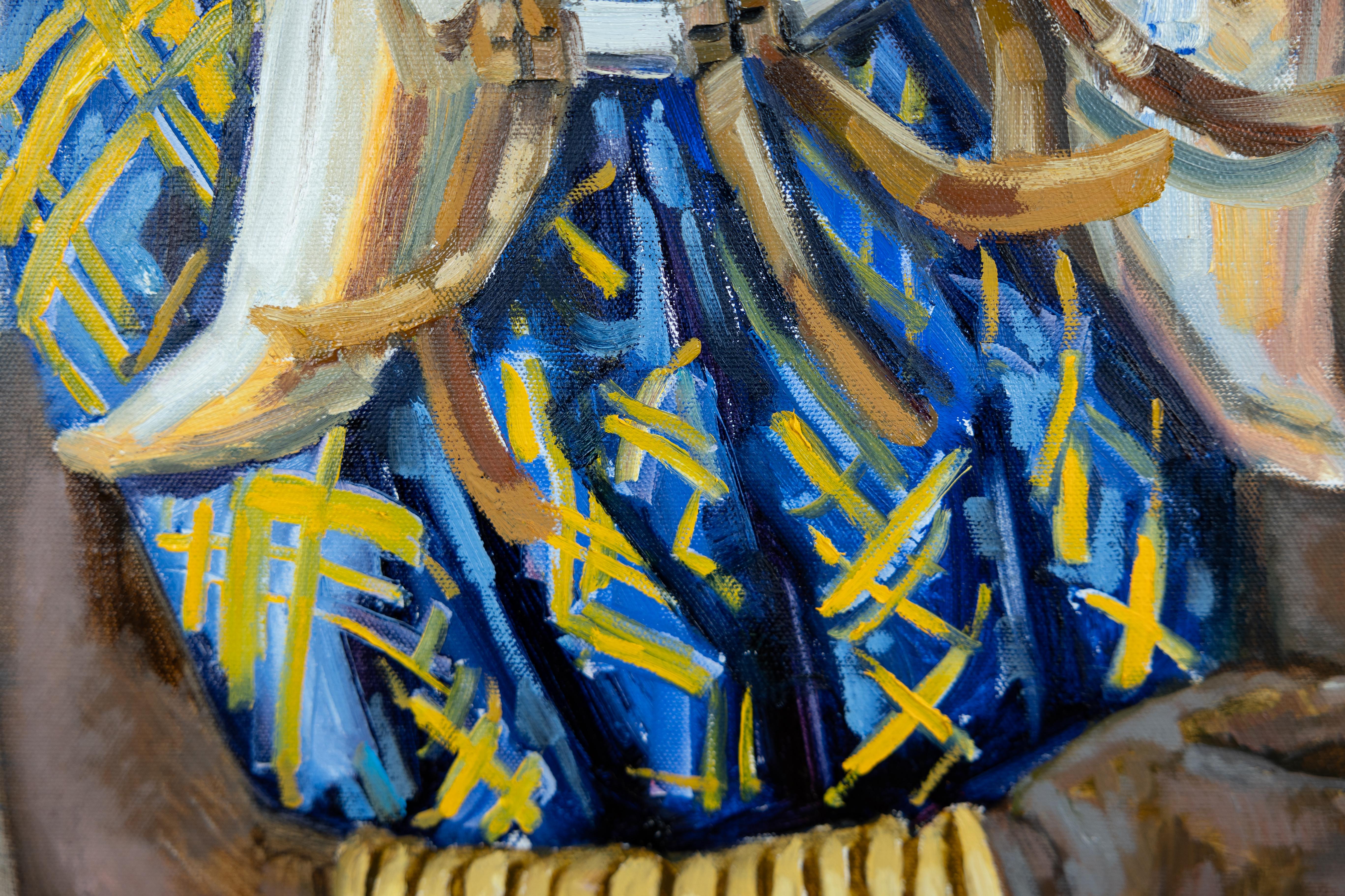 Nieta de la Sacerdotisa. Retrato de un niño en traje nacional. Afrika en venta 4