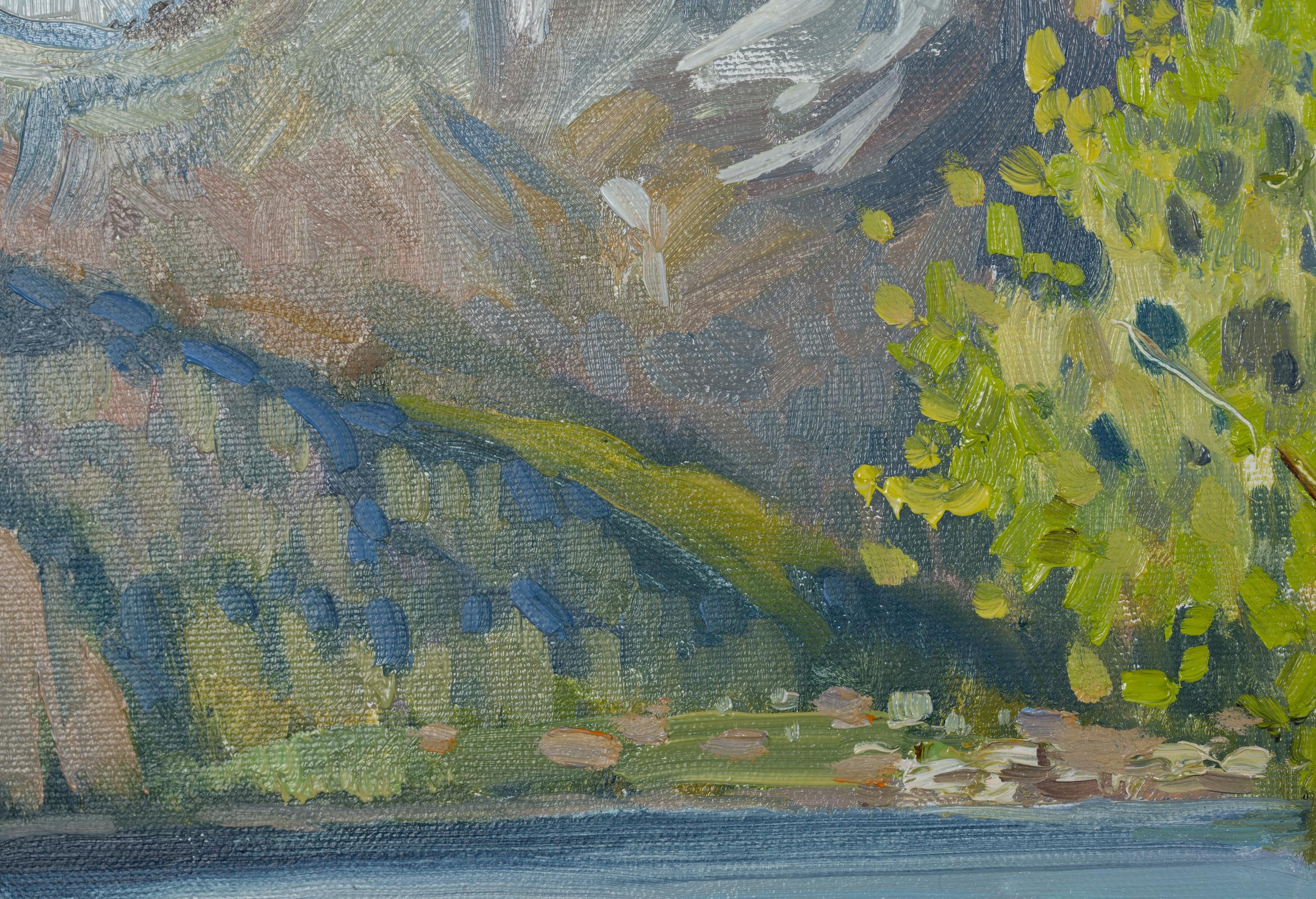 Ferien am Walensee. Landschaft, Natur, See, Frühling, Impressionismus, vertikal im Angebot 13