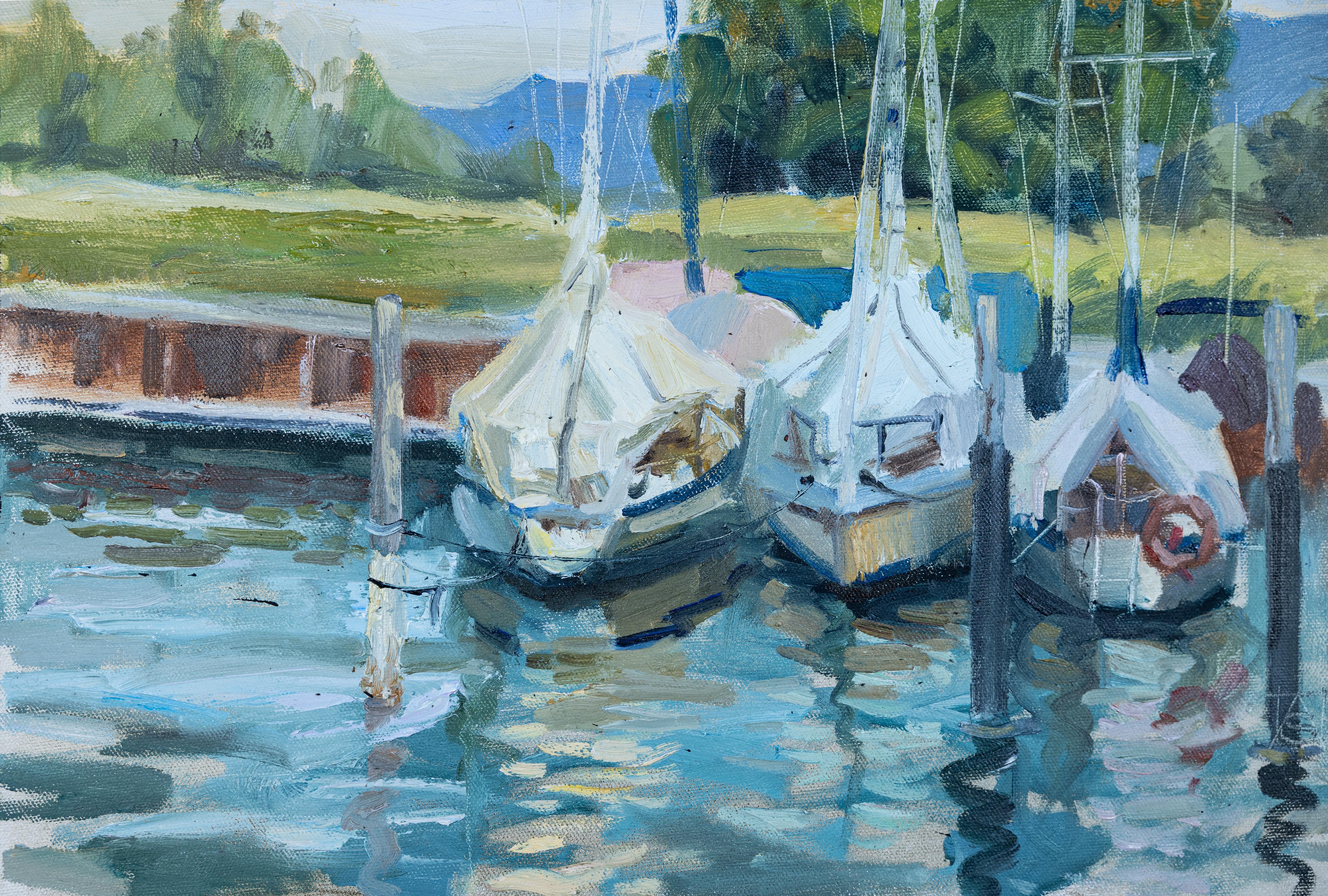 The gallery presents the Swiss artist Anna Shesterikova, a high professional who has been working in the international art market for many years.
In 1993, she defended her master's degree with honors at the Faculty of Applied Arts at the Moscow