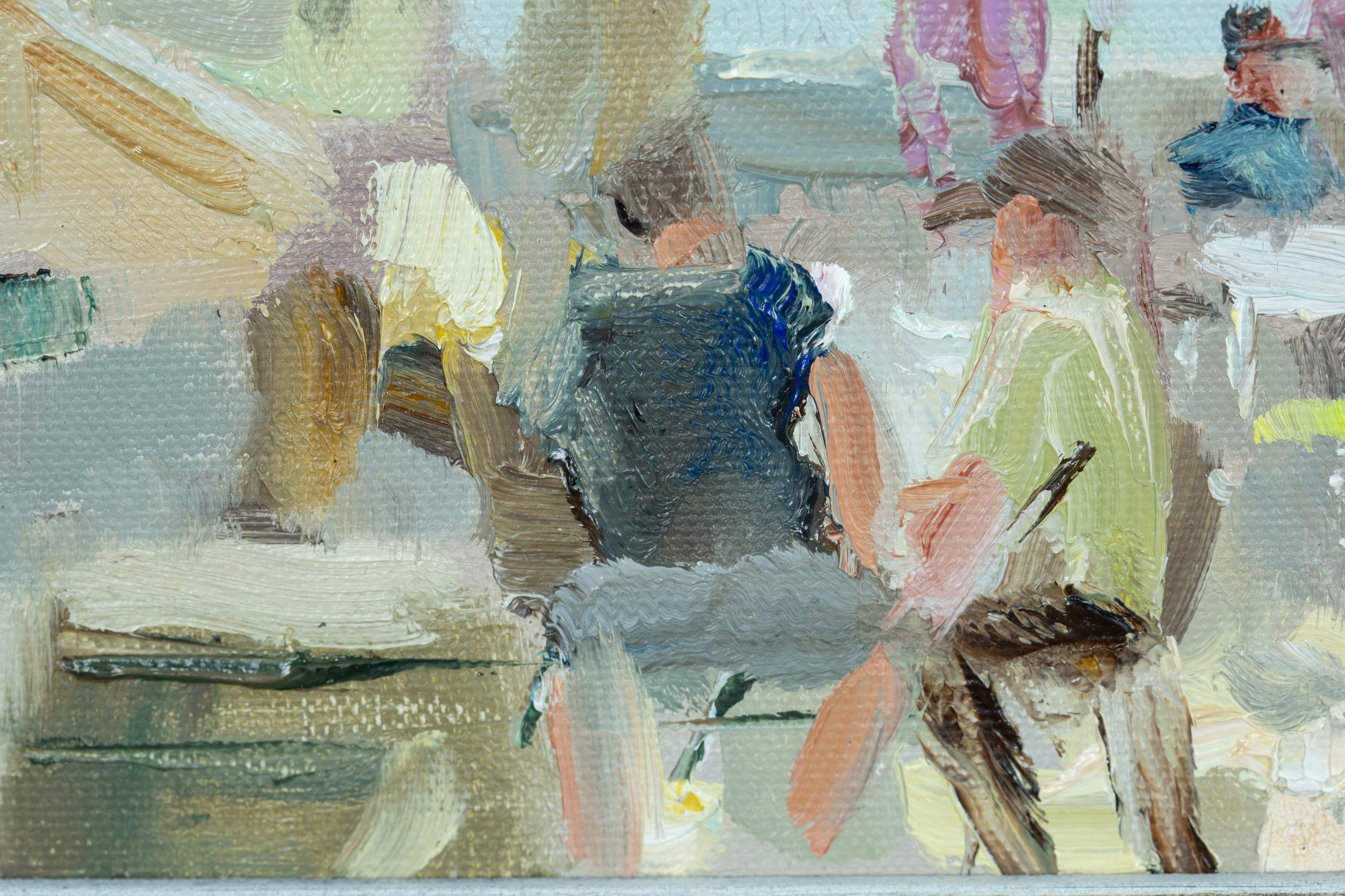 La Blage. Small, horizontal landscape, impressionism, France For Sale 1