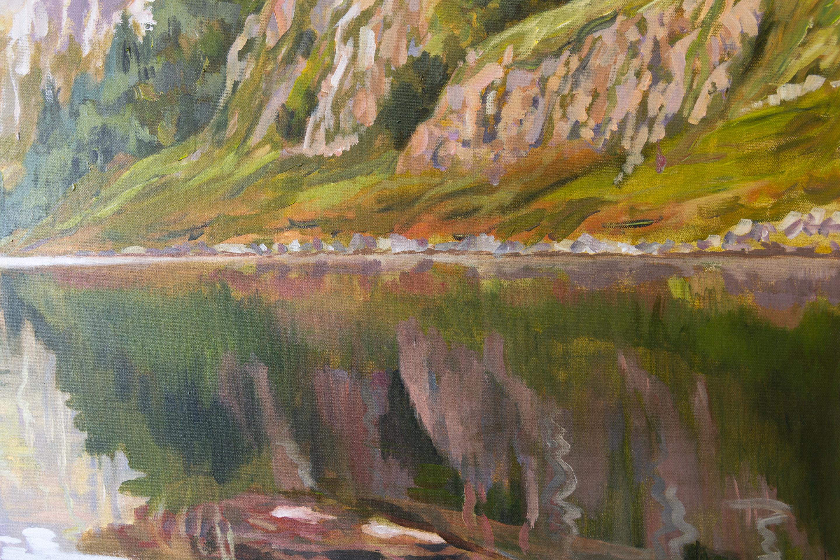 Lago Fälensee. Paesaggio, lago, montagne, Svizzera, Klassik, orizzontale in vendita 6