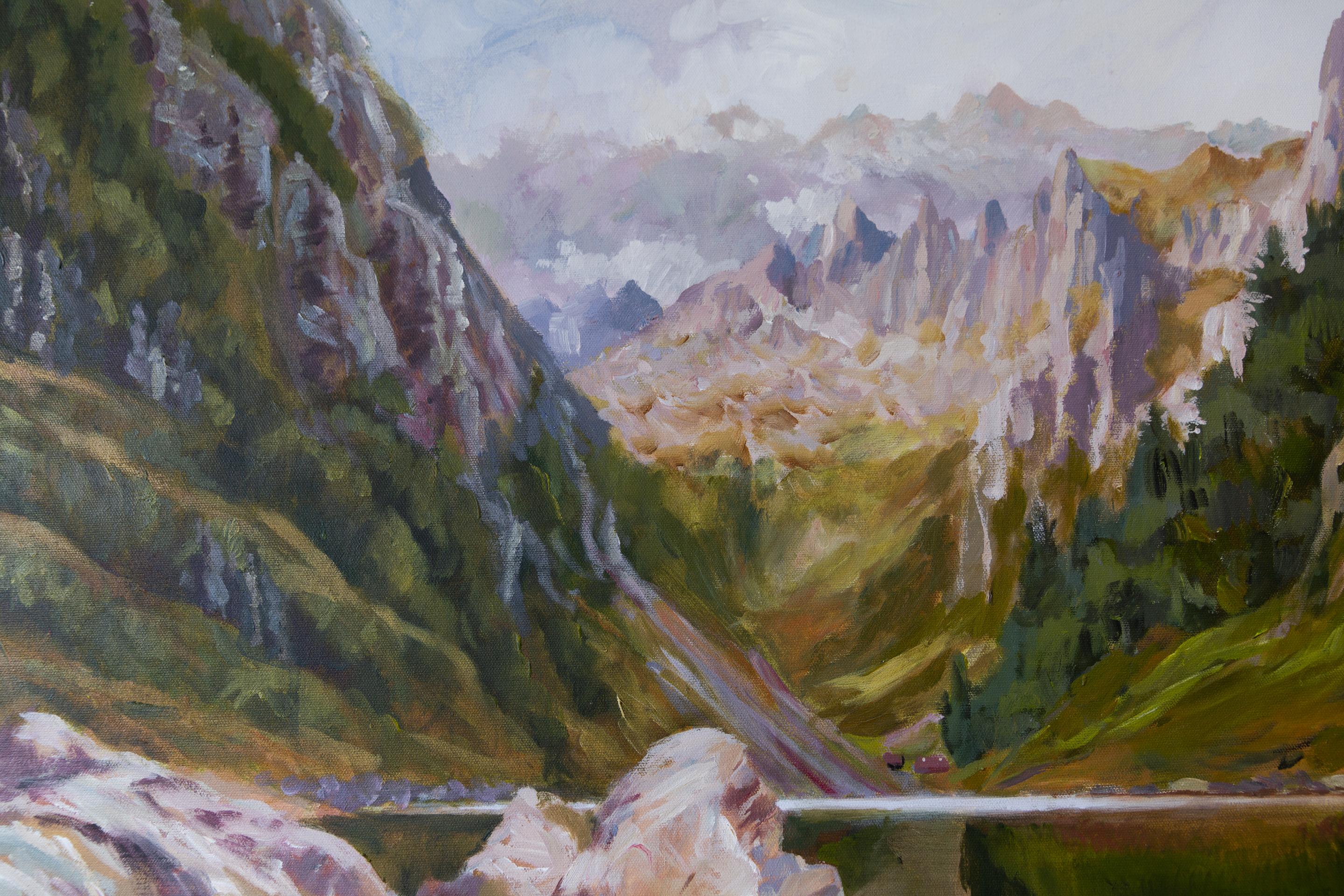 Lago Fälensee. Paesaggio, lago, montagne, Svizzera, Klassik, orizzontale in vendita 3