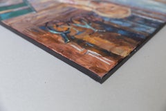 Madonna con il gelato Square, figuratif, enfants, mère, fleurs, Italie