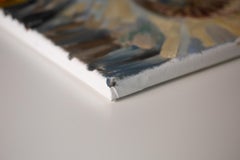 Memories Of Summer. Impressionism, oil painting, still life, flowers, shell, hat