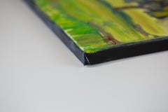 Mountain Village.  horizontal, impressionism, landscape, mountains, village