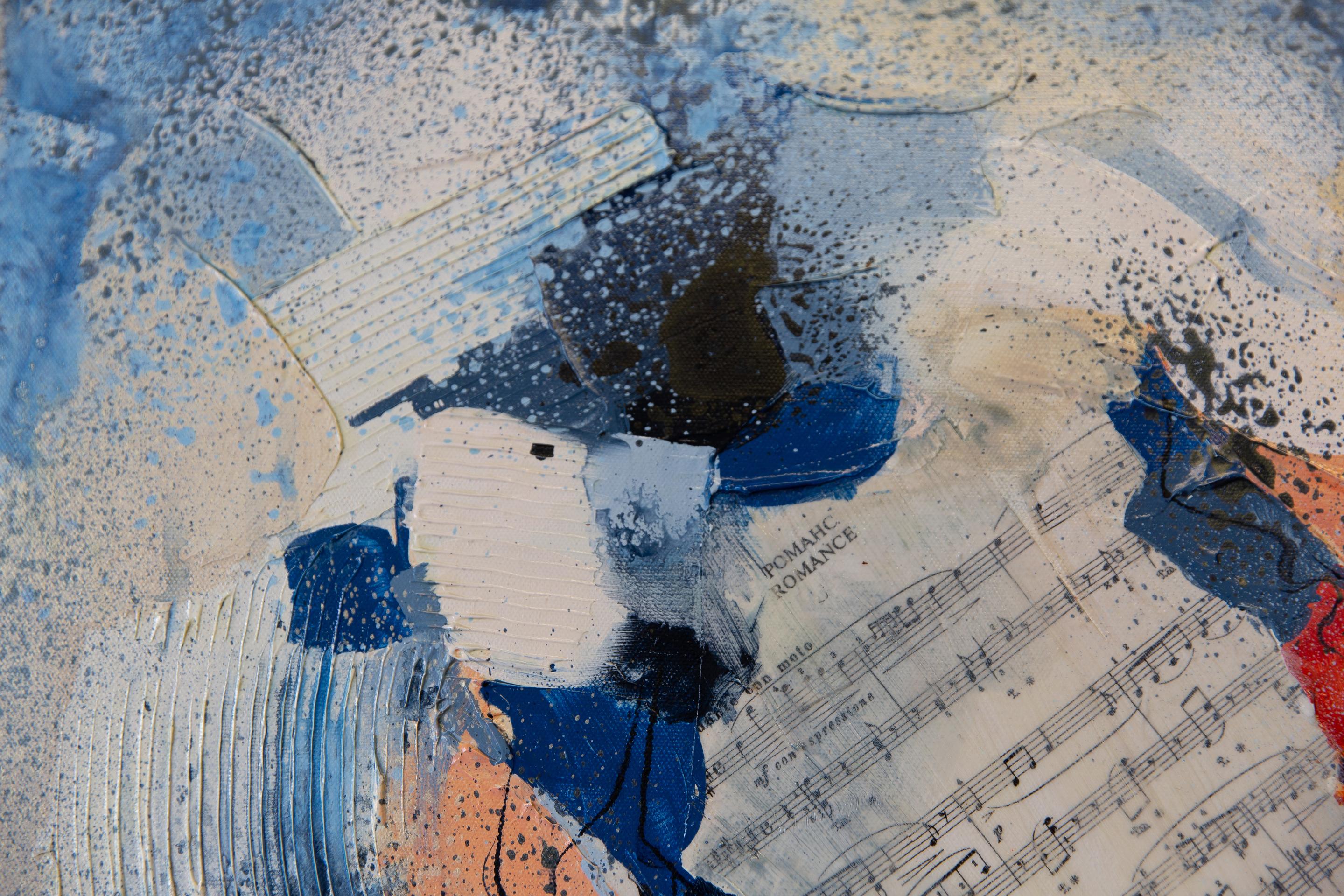 Fantasía Musical. Cuadrado, semiabstracto, música, notas, interior en venta 5