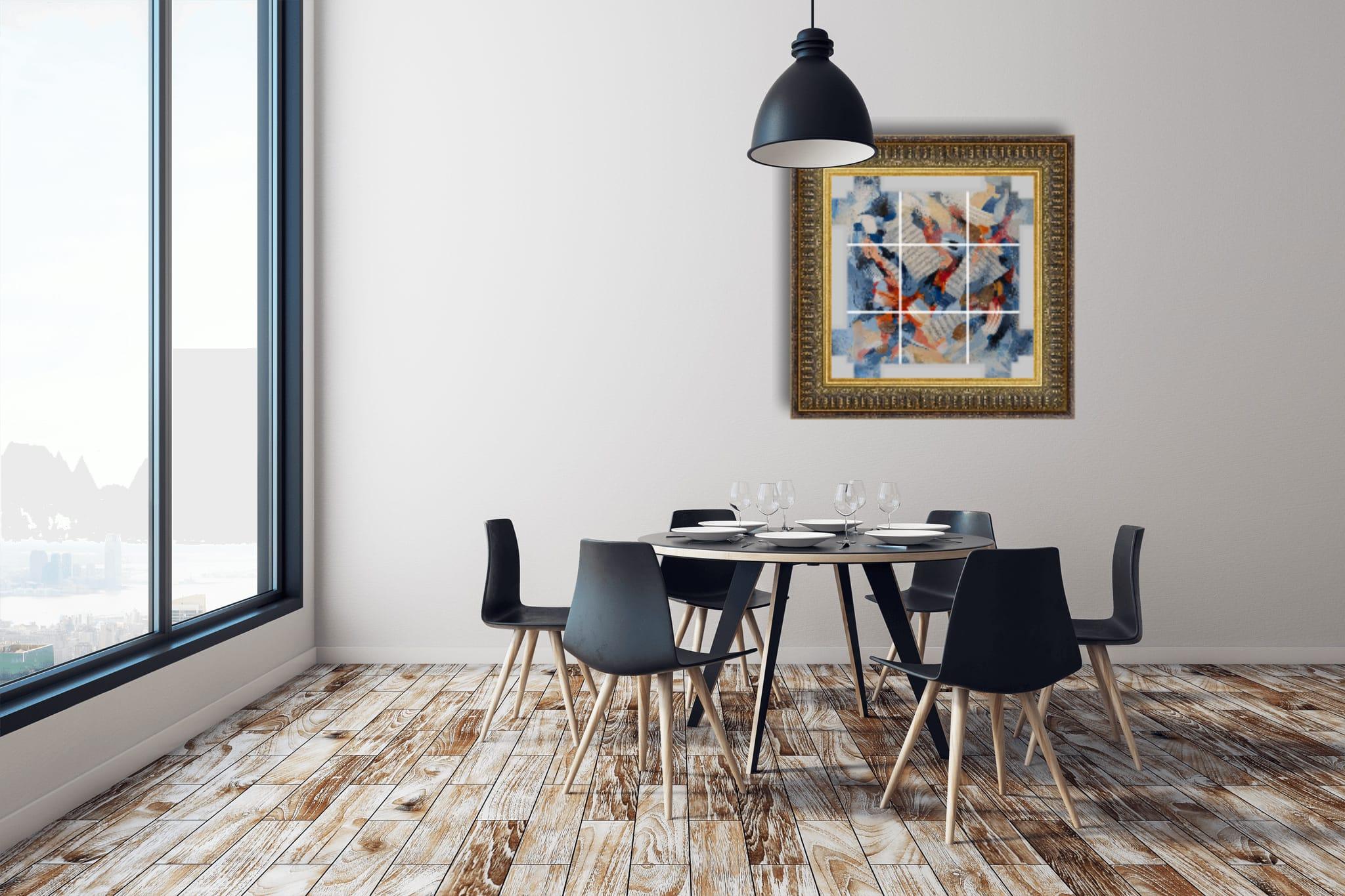 Musical Fantasy. Square, semi-abstract, music, notes, interior en venta 13