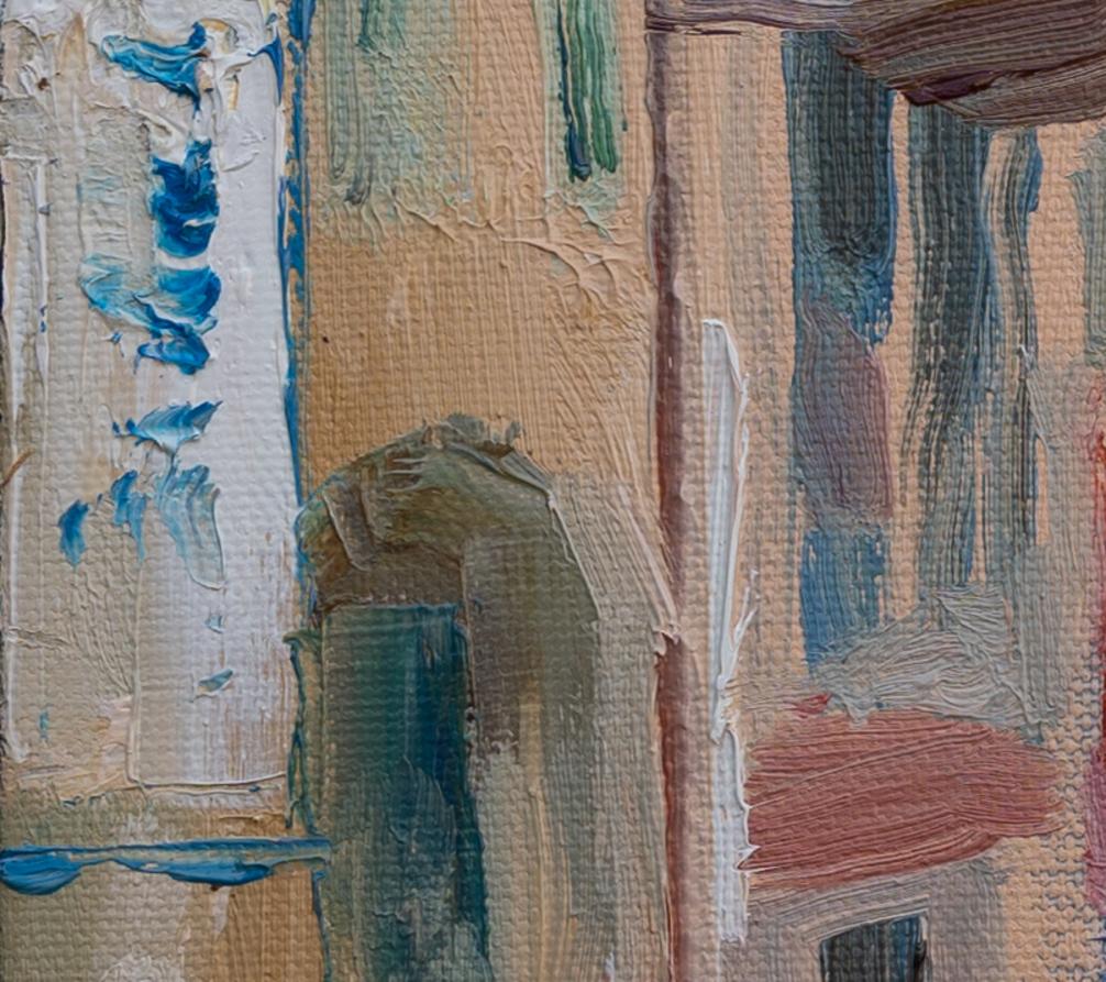 The landscape painting “Old France” was created during a large plein air trip in the summer of 2023 in the town of Tourettes, in Provence. 
