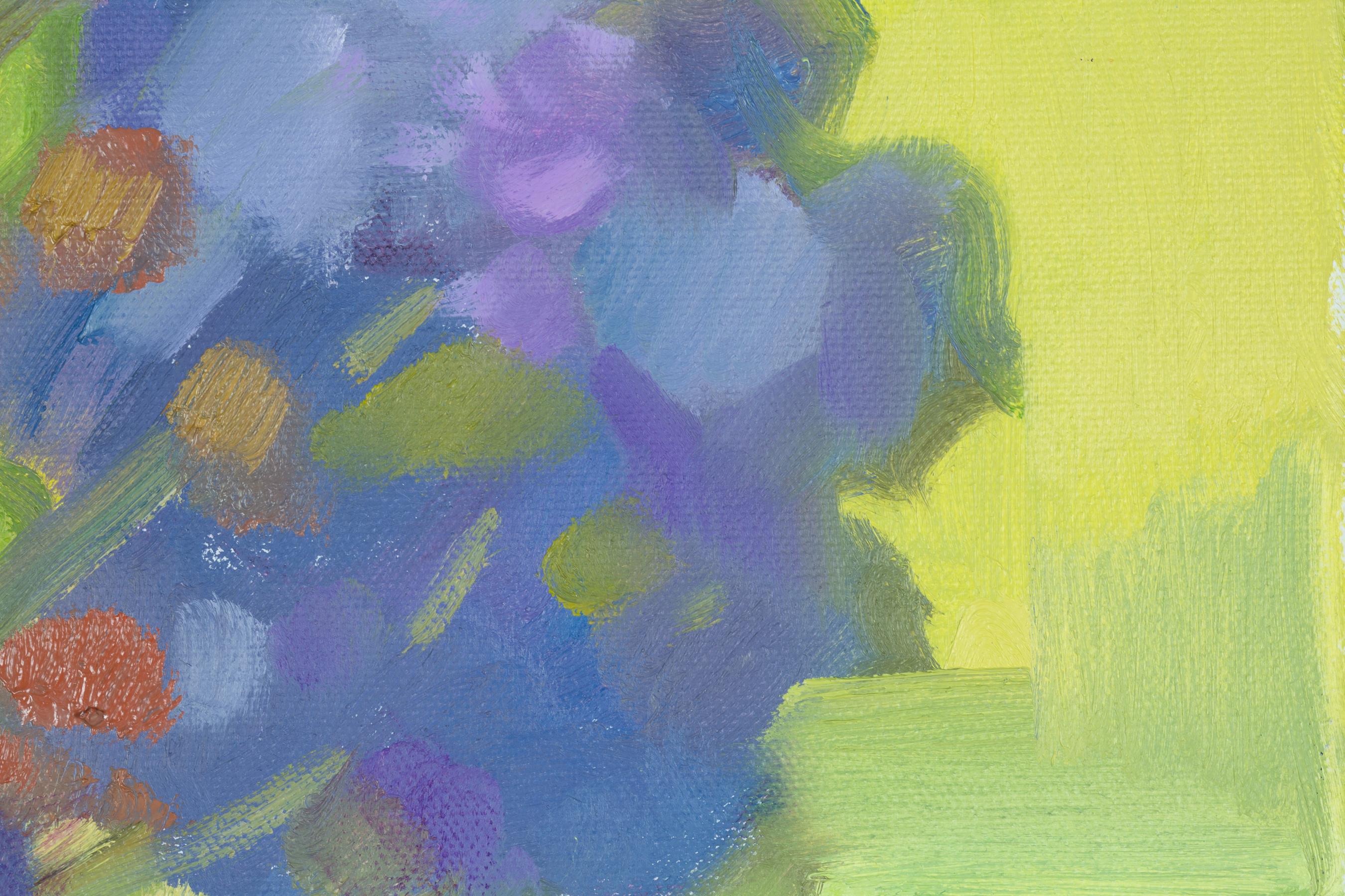 Purple Luxury. Post-impressionism, vertical, nature, floral, flowers, USA For Sale 9