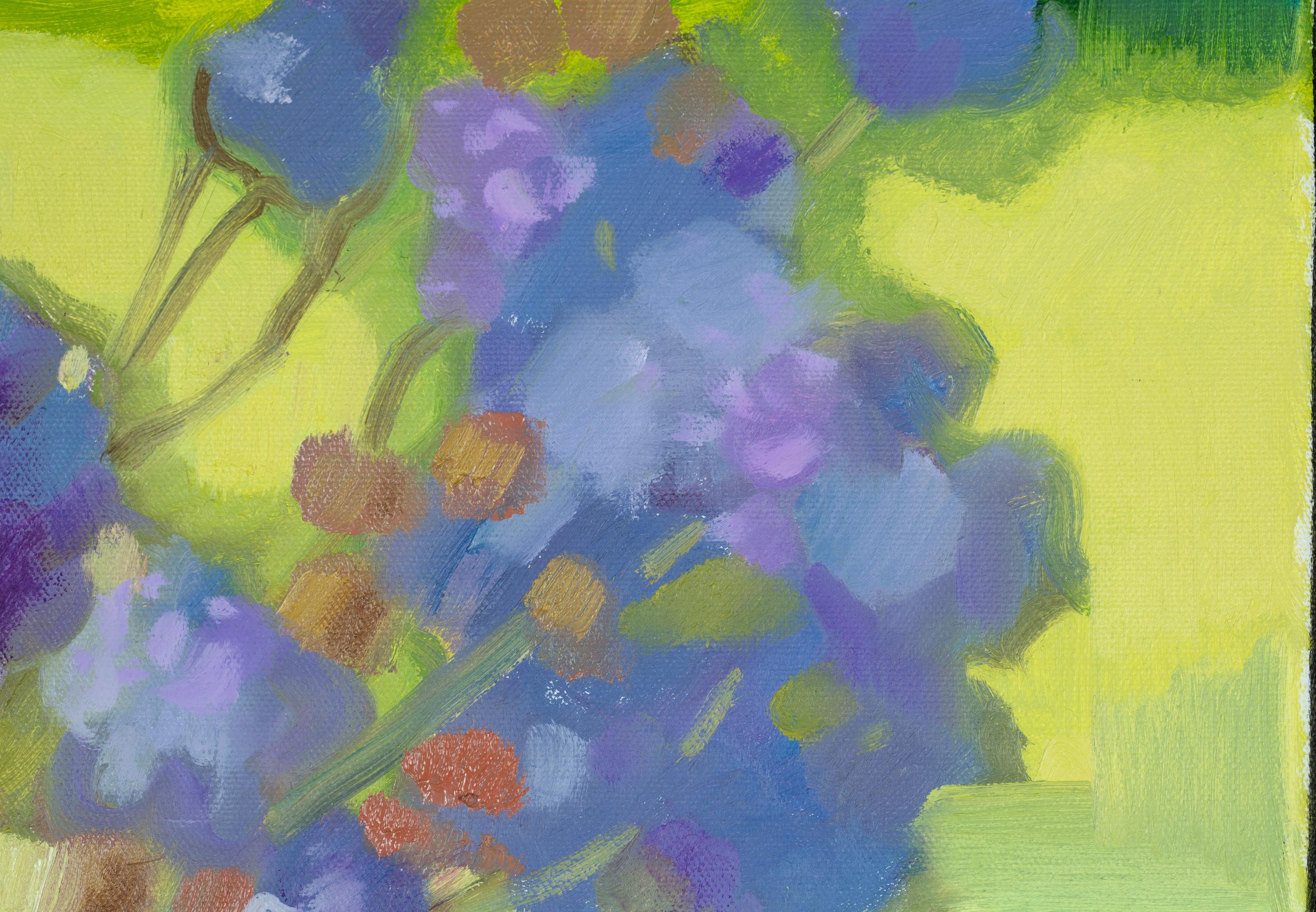 Purple Luxury. Post-impressionism, vertical, nature, floral, flowers, USA For Sale 10