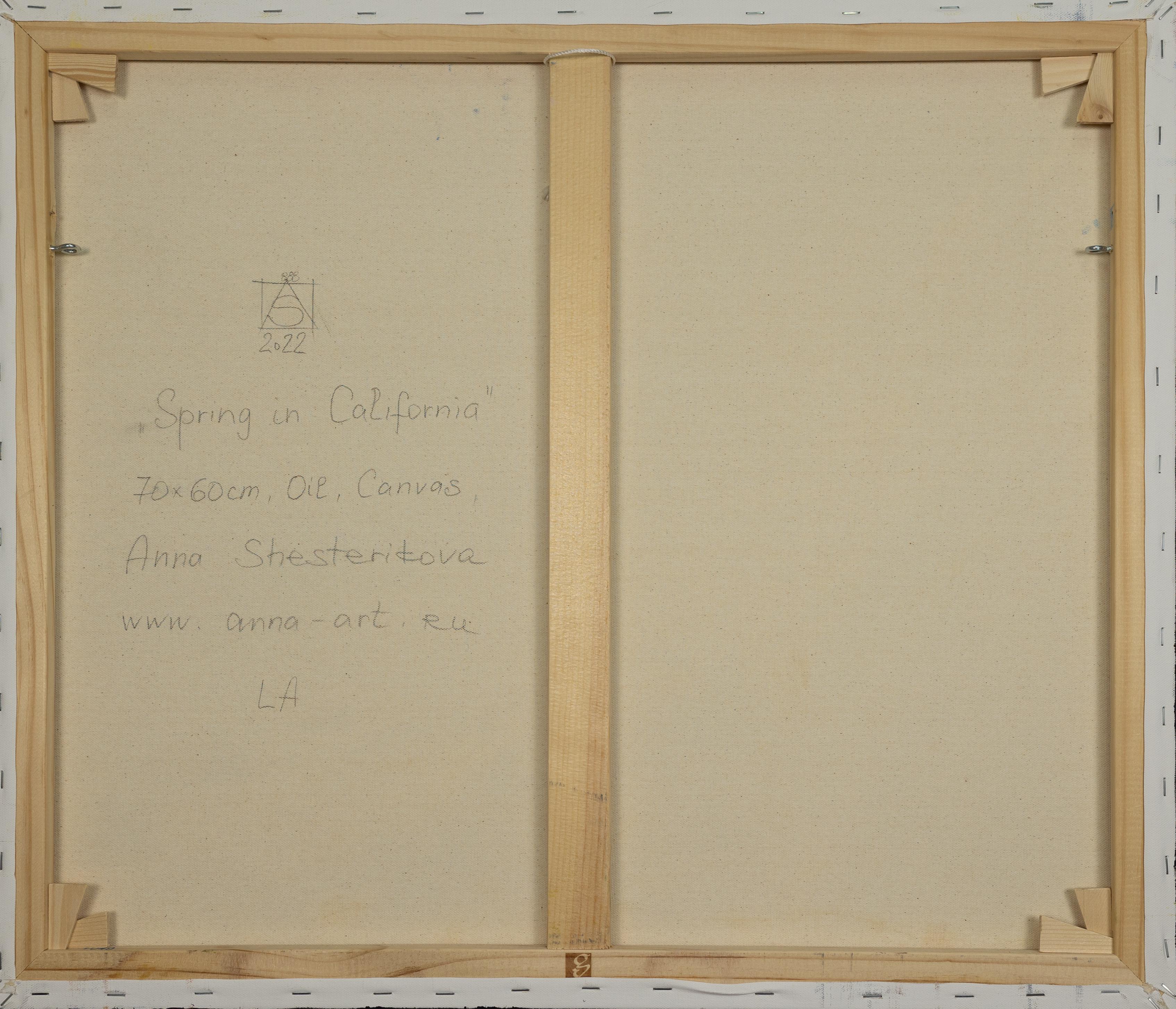 Spring en Californie. Peinture à l'huile impressionniste en vente 5