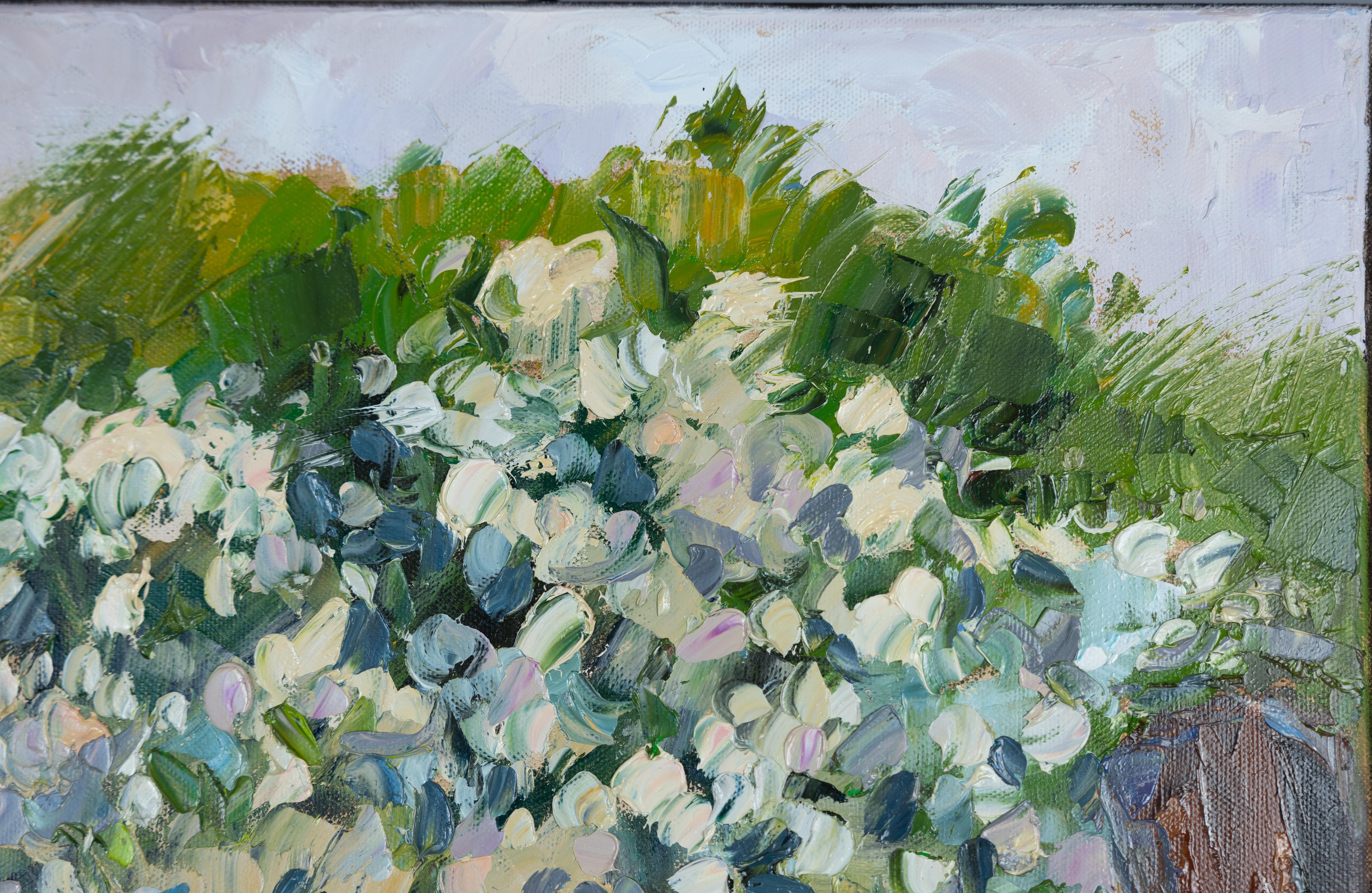 Spring Joy 2. Landscape, oil. Impressionismus. Flower. Art gallary. For Sale 3